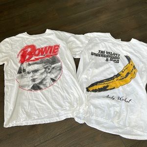 Vintage concert tshirts